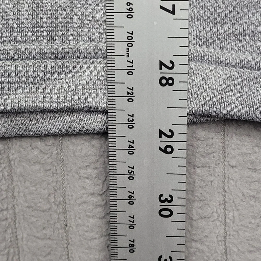 Orvis Mens XXL Full Zip Performance Jacket Gray Navy Blue Colorblock Mock Neck‎